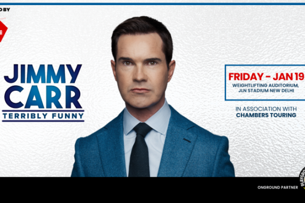 Jimmy Carr – TERRIBLY FUNNY Tickets | India Tour 2024 | Delhi Jawahar Lal Nehru Indoor Weightlifting Auditorium Tickets