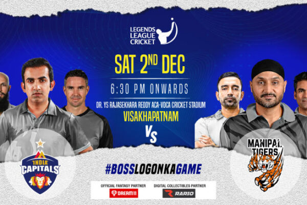LLC T20 Tickets – India Capitals vs Manipal Tigers Tickets 2023, Rajasekhara Reddy ACA-VDCA Cricket Stadium Tickets, Visakhapatnam