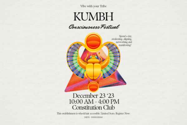 Kumbh Consciousness Festival Tickets Constitution Club of India, Delhi 2023
