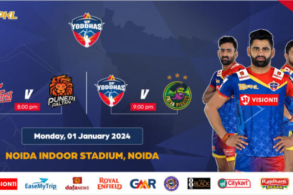 PKL 2023-24 Tickets : Telugu Titans v Puneri Paltan Tickets and U.P. Yoddhas v Patna Pirates Tickets Noida Indoor Stadium 2024