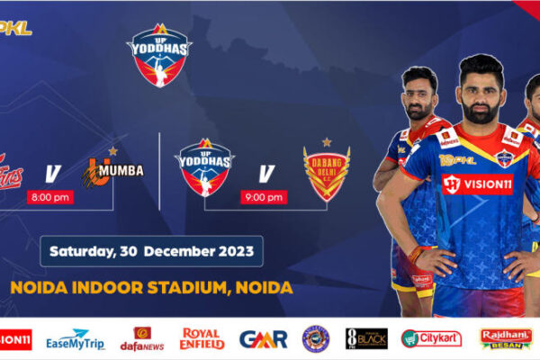 PKL 2023-24 Tickets : Telugu Titans v U Mumba Tickets and U.P. Yoddhas v Dabang Delhi K.C Tickets Noida Indoor Stadium Tickets 2023